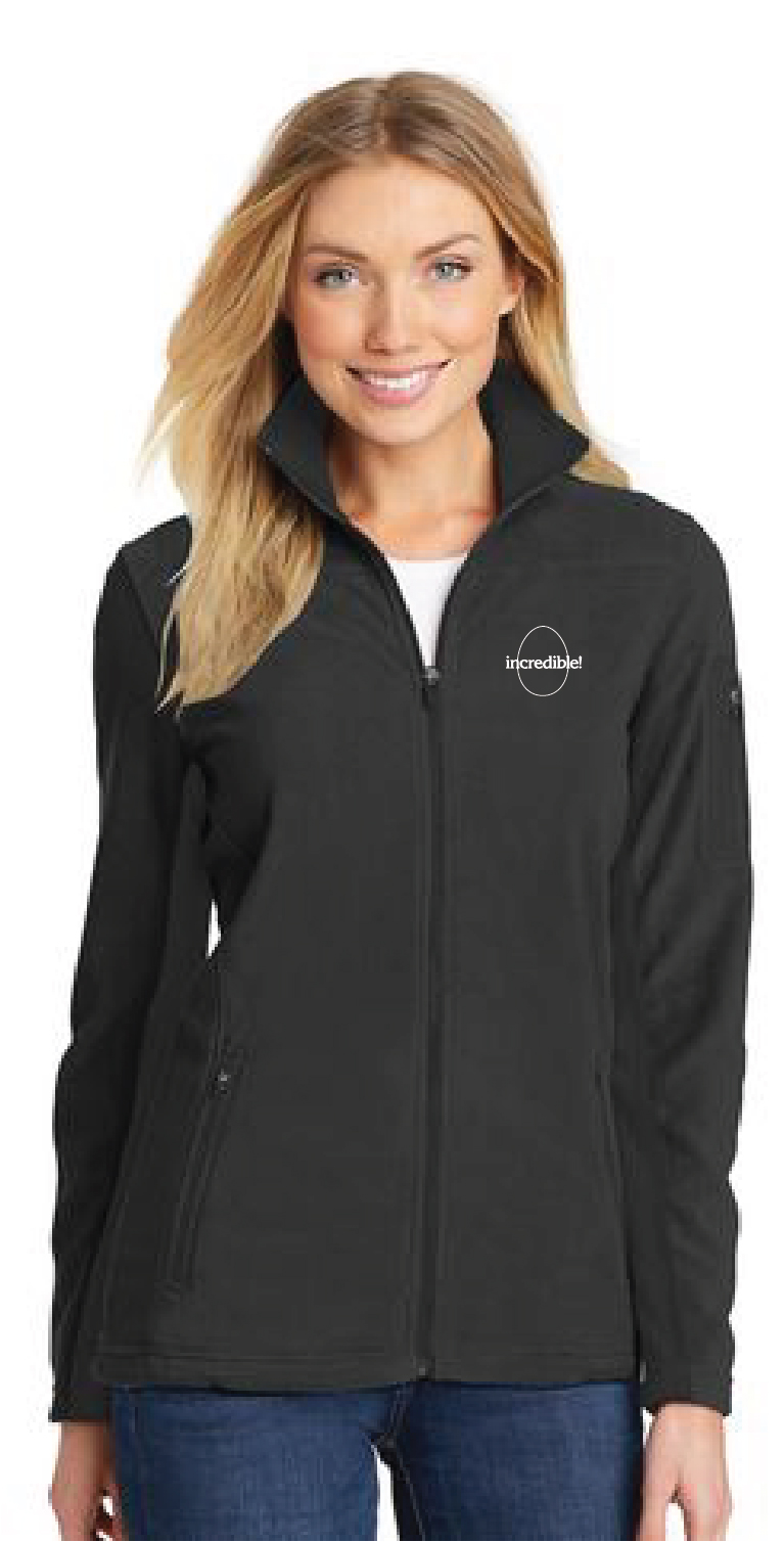 Women's Full-Zip Fleece Jacket (Black)